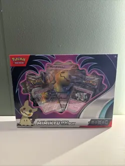Pokemon TCG Mimikyu EX Sealed Box with 4 Booster Packs Foil Promo Card 820650852183 - Image 1