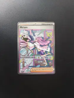 Miriam 251/198 Scarlett & Violet NM Secret Rare Full Art Trainer Pokemon Card - Image 1