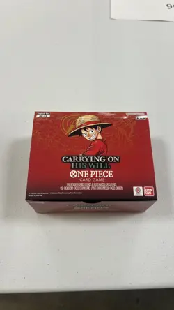 OP13 Carrying On His Will Open Booster Box Bulk One Piece Card Game English. - Image 1