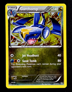 2012 Pokemon GARCHOMP Dragons Exalted COSMOS HOLO Foil Rare Set Card 91/124 NM - Image 3