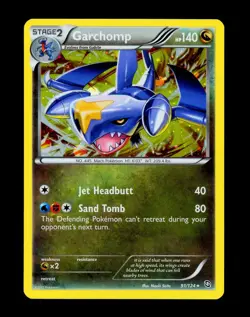 2012 Pokemon GARCHOMP Dragons Exalted COSMOS HOLO Foil Rare Set Card 91/124 NM - Image 4
