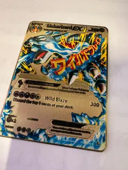 MCharizard EX 230HP Gold Metal Pokemon Card Fan Art! - Image 2