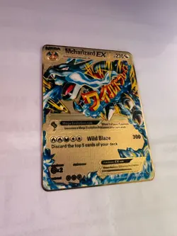 MCharizard EX 230HP Gold Metal Pokemon Card Fan Art! - Image 3