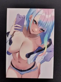 Lucy Cyberpunk 2077- Goddess Story - Doujin - Sexy Waifu Trading Card - Image 1