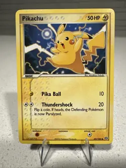2005 Pokemon card EX Emerald Pikachu #60/106 - Image 1