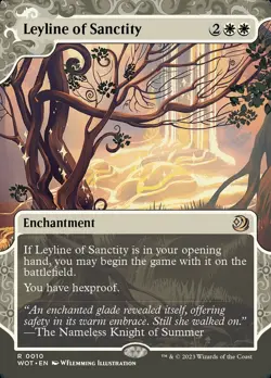 Leyline of Sanctity - Wilds Of Eldraine: Enchanting Showcase Regular MTG-NM - Image 1