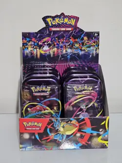 Pokemon TCG Mega Evolutions Scarlett & Violet Mini Tin Factory Sealed Lot of 6 - Image 1
