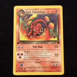 Dark Charmeleon 32/82 Team Rocket Regular 1st Edition - Pokemon TCG - Image 1