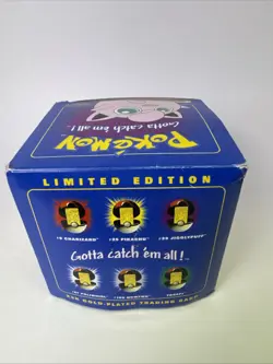 1999 Burger King Pokemon 23K Gold-Plated - Jigglypuff - Sealed - Blue - Image 5