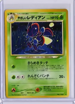2001 Japanese Pokemon Neo Destiny 166 Light Ledian - Image 1