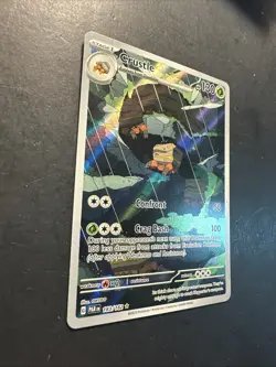2023 Pokemon SV Paradox Rift Crustle 183 /182 Full Art Rare Illustration Holo - Image 2