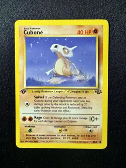 Cubone - 50/64 - 1st Edition - Jungle - Pokemon TCG - LP - Image 1