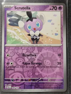 Carte POKEMON FR - EV02 Evolutions a Paldea 090/193 Scrutella Reverse Neuf - Image 1