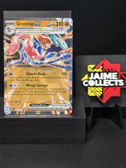 Pokemon Greninja ex 106/167 Double Rare Tera Twilight Masquerade Near Mint - Image 1