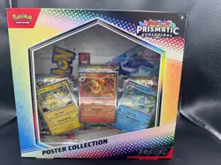 Pokemon TCG Scarlet & Violet Prismatic Evolutions Poster Collection Box - Image 1