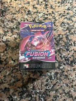 Mew Fusion Strike BUILD&BATTLE booster Box Pokemon Sword & Shield BN SEALED - Image 1