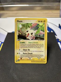 Pokemon TCG Plusle 8/97 ex Dragon Holo Rare WOTC mint - Image 1