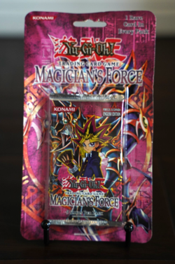 2003 Yu-Gi-Oh Magician’s Force Unlimited Blister Pack Sealed TCG Booster - Image 1