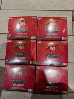 One Piece Card Game: [OP13] Carrying On His Will Booster Display Box Sealed X6 - Image 1