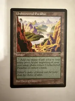 MTG: Undiscovered Paradise Card Regular Visions Magic the Gathering - Image 1