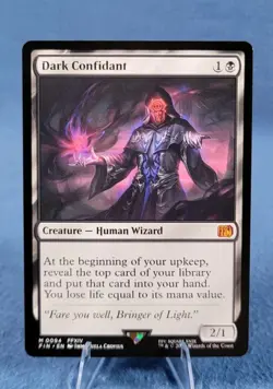 MTG Dark Confidant Final Fantasy Regular NM Un-Played - Image 1