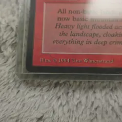 Magic the Gathering MTG Blood Moon Card 1994 The Dark Reserved List LP - Image 5