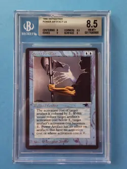 Power Artifact Antiquities Vintage MTG Reserved List Graded BGS 8.5 NM-MT+!!! - Image 1