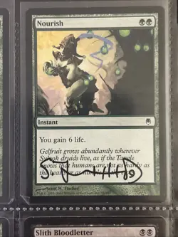 MTG-BB Mixed Lot Of 9 Signed Magic The Gathering Cards Fischer & Sweet - Image 5