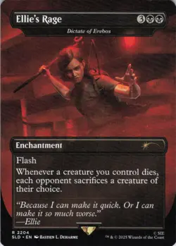 MTG Ellie's Rage (2204) | NM | Secret Lair Last of Us {SLD} - Image 1