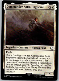 Magic the Gathering Commander Sofia Daguerre Fallout Commander MTG Free Shipping - Image 1