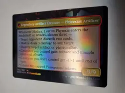 Phyrexian Dragon Engine -Double-Sided Foil- Brothers War Rare Meld BRO mtg LP - Image 4