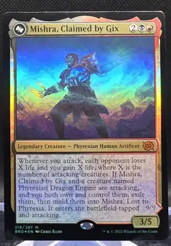 Mishra, Claimed by Gix #216 The Brothers' War Foil Mythic - Image 1