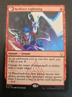 Redirect Lightning Avatar: The Last Airbender MTG Regular Near Mint - Image 1