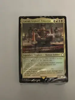 Magic The Gathering Universes Beyond Fallout Hail Caesar Commander Deck Only - Image 1