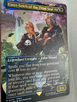 Emet-Selch of the Third Seat (Borderless) (Chocobo Track Foil) Commander: Final - Image 1