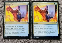 2x X2 Dovin's Veto - #193 - War of the Spark - NM MTG Magic - Image 1