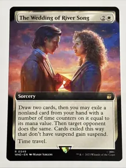 MTG Doctor Who The Wedding of River Song Extended Art 0349 NM Rare - Image 1