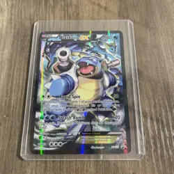 Pokemon TCG Blastoise EX XY122 Full Art Holo Black Star Promo - Image 1