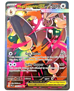 Pokemon Phantasmal Flames - Mega Lopunny ex - Special Illustration Rare 128/094 - Image 1