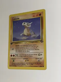 Pokemon TCG Cubone Jungle 50/64 Regular 1st Edition Common - Image 4