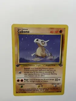 Pokemon TCG Cubone Jungle 50/64 Regular 1st Edition Common - Image 5