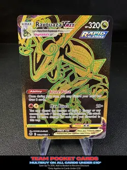 Rayquaza Vmax TG29/TG30, Silver Tempest, Pokemon, NM - Image 1