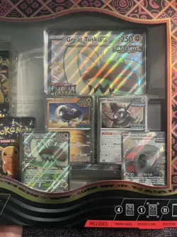 Pokemon Paldean Fates Great Tusk/Iron Threads Ex Premium Collection-IN HAND - Image 3