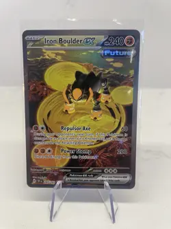 Iron Boulder ex 207/162 SIR Pokemon TCG Temporal Forces NM - Image 1