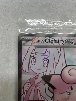 Pokemon SEALED Lillie’s Clefairy EX 195 Black Star Promo + Lillie's Pearl - Image 4