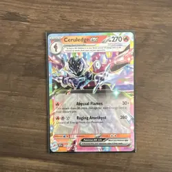 Ceruledge ex 036/191 Surging Sparks Tera Ultra Rare Holo Pokemon Card * New * - Image 1