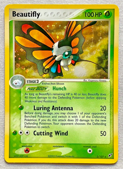 Pokemon Beautifly #2/107 Holo Rare - 2005 EX Deoxys - NM to MT Condition! - Image 1