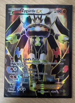 Zygarde EX 54a/124 - Fates Collide Alternate Full Art Promo Pokemon TCG MP - Image 1