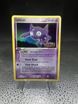 Sableye 22/108 Holo Rare Stamped Power Keepers Pokemon Card - Image 1