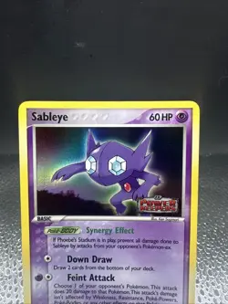 Sableye 22/108 Holo Rare Stamped Power Keepers Pokemon Card - Image 3